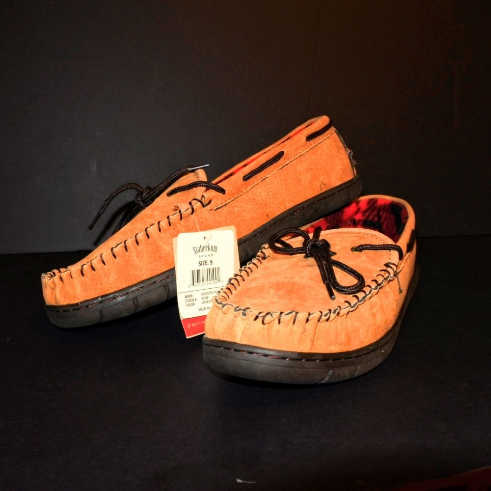 Staheekum Men's Flannel Lined Slippers